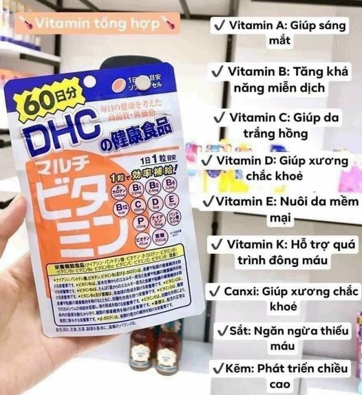 Viên Uống Vitamin Tổng Hợp DHC Multi Vitamins