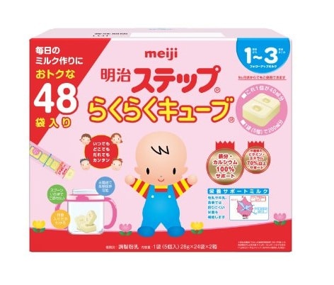 Sữa Meiji Cho Bé Từ 1-3 Tuổi Dạng Thanh (48 Thanh)