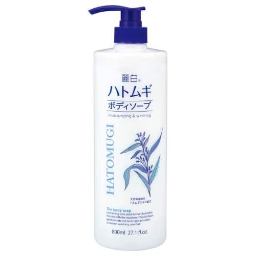 Sữa Tắm Trắng Da Hạt Ý Dĩ Hatomugi 800ml
