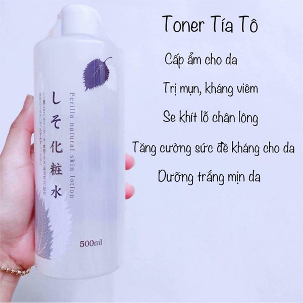 Nước Hoa Hồng Tía Tô 500ml