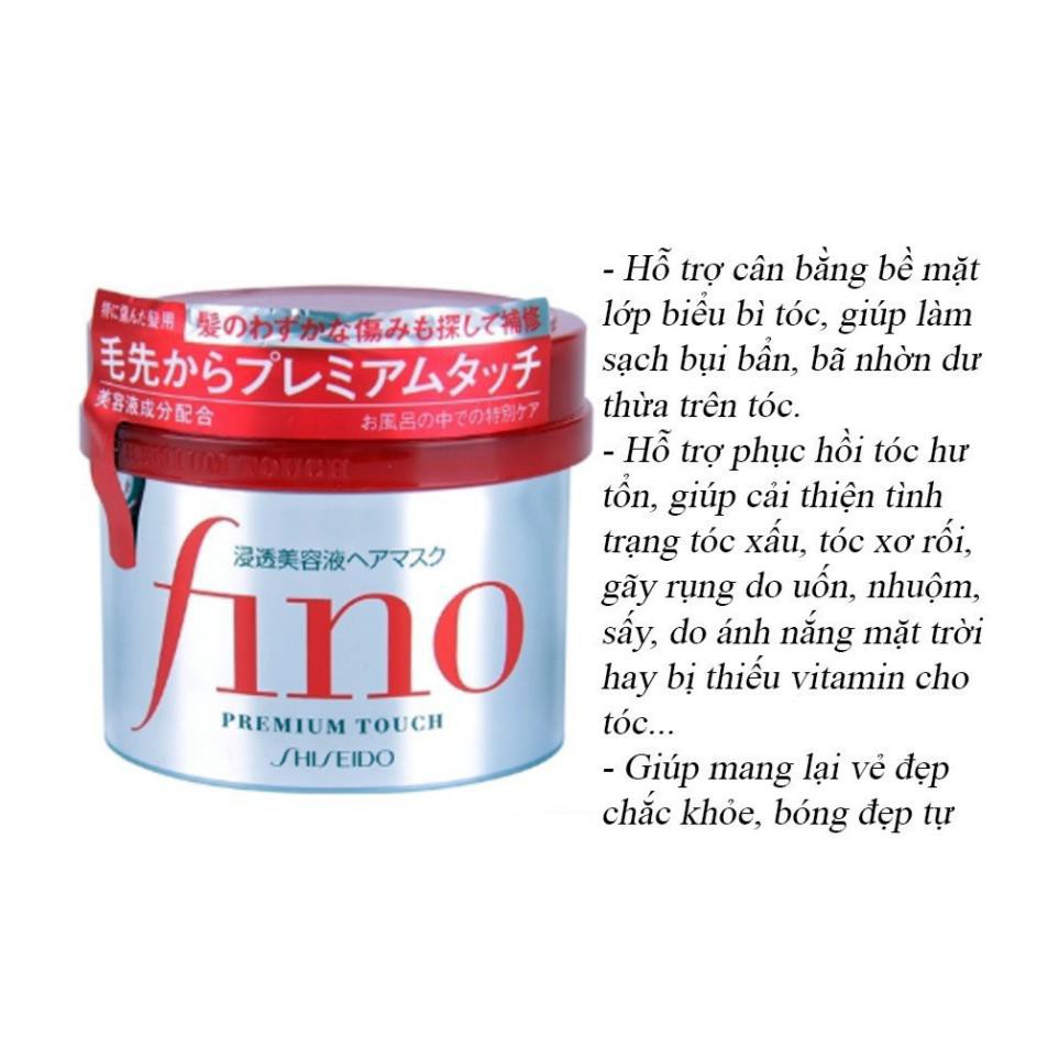 Kem Hâp và Ủ Tóc Fino ShiSeiDo