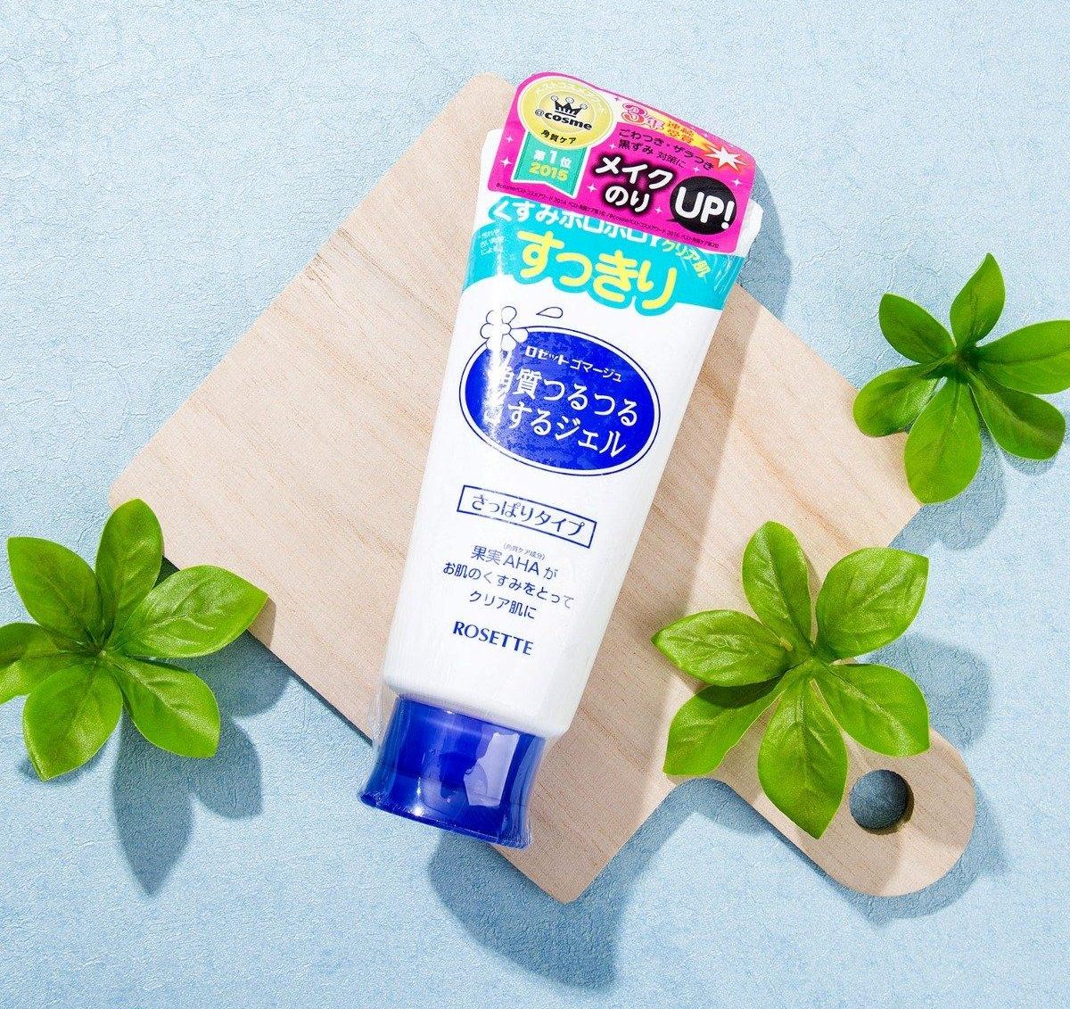 Gel tẩy tế bào chết Rosette xanh Nhật Bản