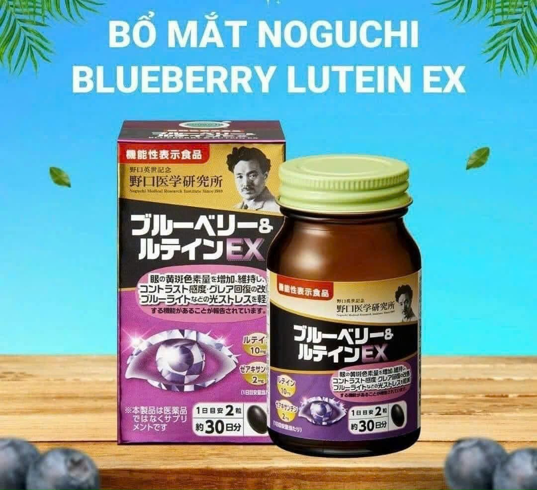 Viên Uống Bổ Mắt Noguchi Lutein EX Hộp 60