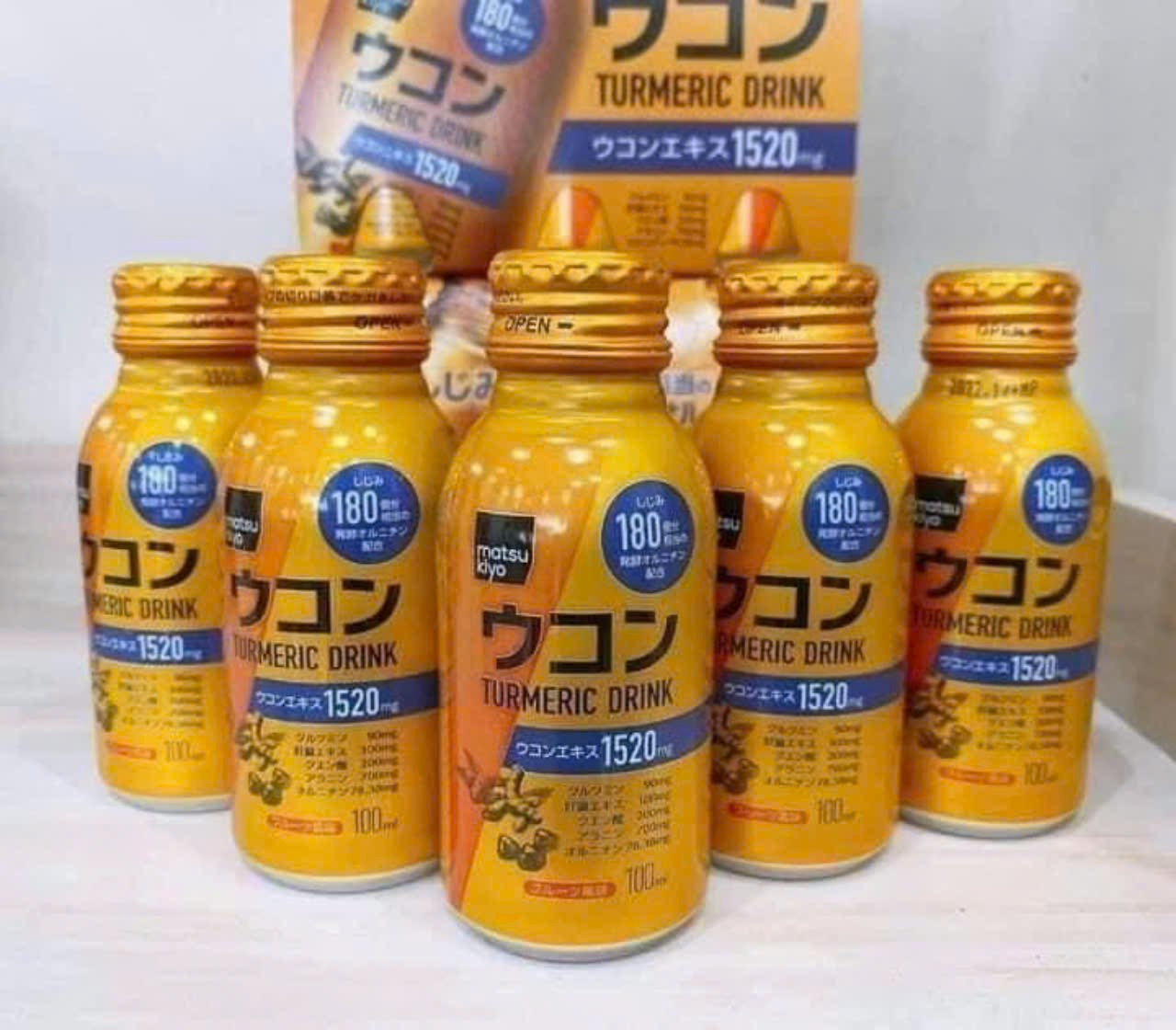 NƯỚC NGHỆ GIẢI RƯỢU-BỔ GAN-ĐẸP DA TURMERIC DRINK